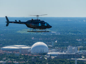 Helikoptertur över Stockholm