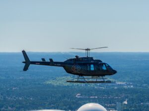 Privat helikoptertur över Stockholm