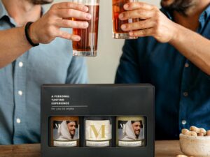 Miniatyralkoholprovning - Vodka - Rom - Whisky