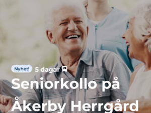 Seniorkollo på Åkerby Herrgård