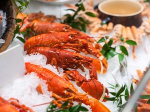 Skaldjursprovning för två